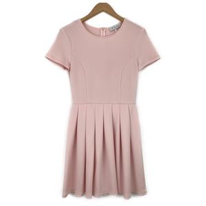 Pink Short Sleeve Dress